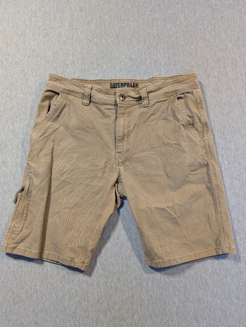 Caterpillar Canvas Work Shorts Men's 32 Light Brown